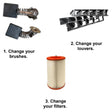0362-90073-01 IQ MS362 masonry saw Tune Up Kit