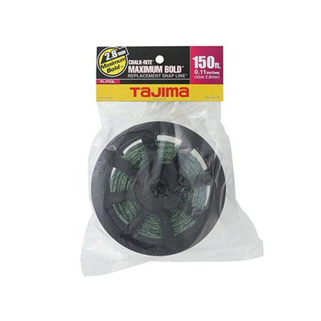 Tajima Chalk Rite Maximum Bold 2.8mm Braided Line - 150 ft