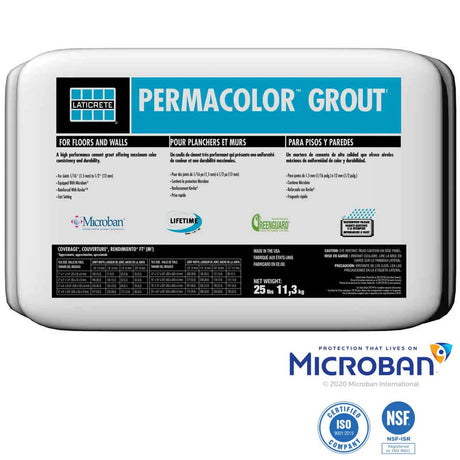 Laticrete Grout PERMACOLOR Grout with Microban technology