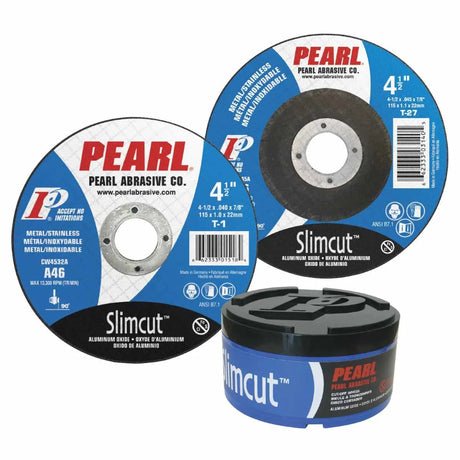 Pearl SlimCut Aluminum Oxide Thin Cut-Off Wheel - 4-1/2"