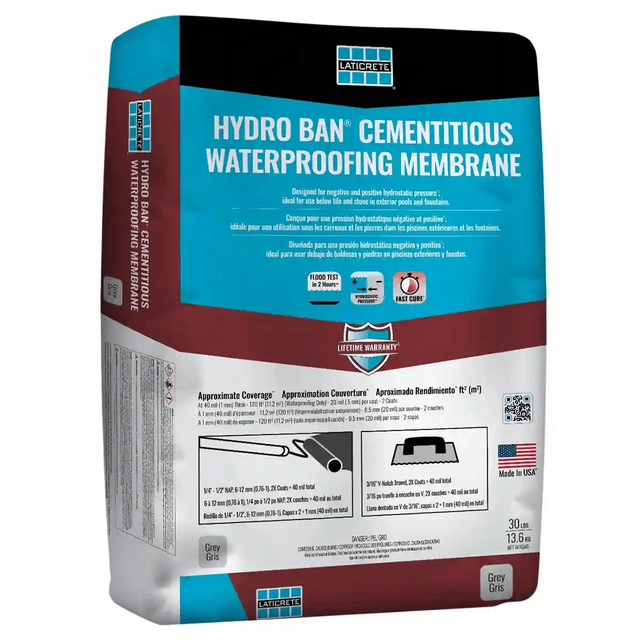 Laticrete Hydro Ban Cementitious Waterproofing Membrane (30 lbs) - Contractors Direct