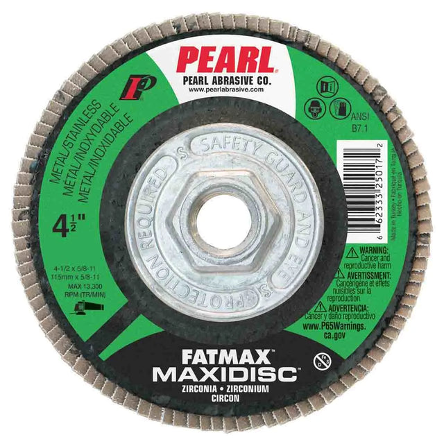 Fatmax Zirconia Maxidisc Flap Disc 4-1/2" x 5/8"-11 Z60 T27