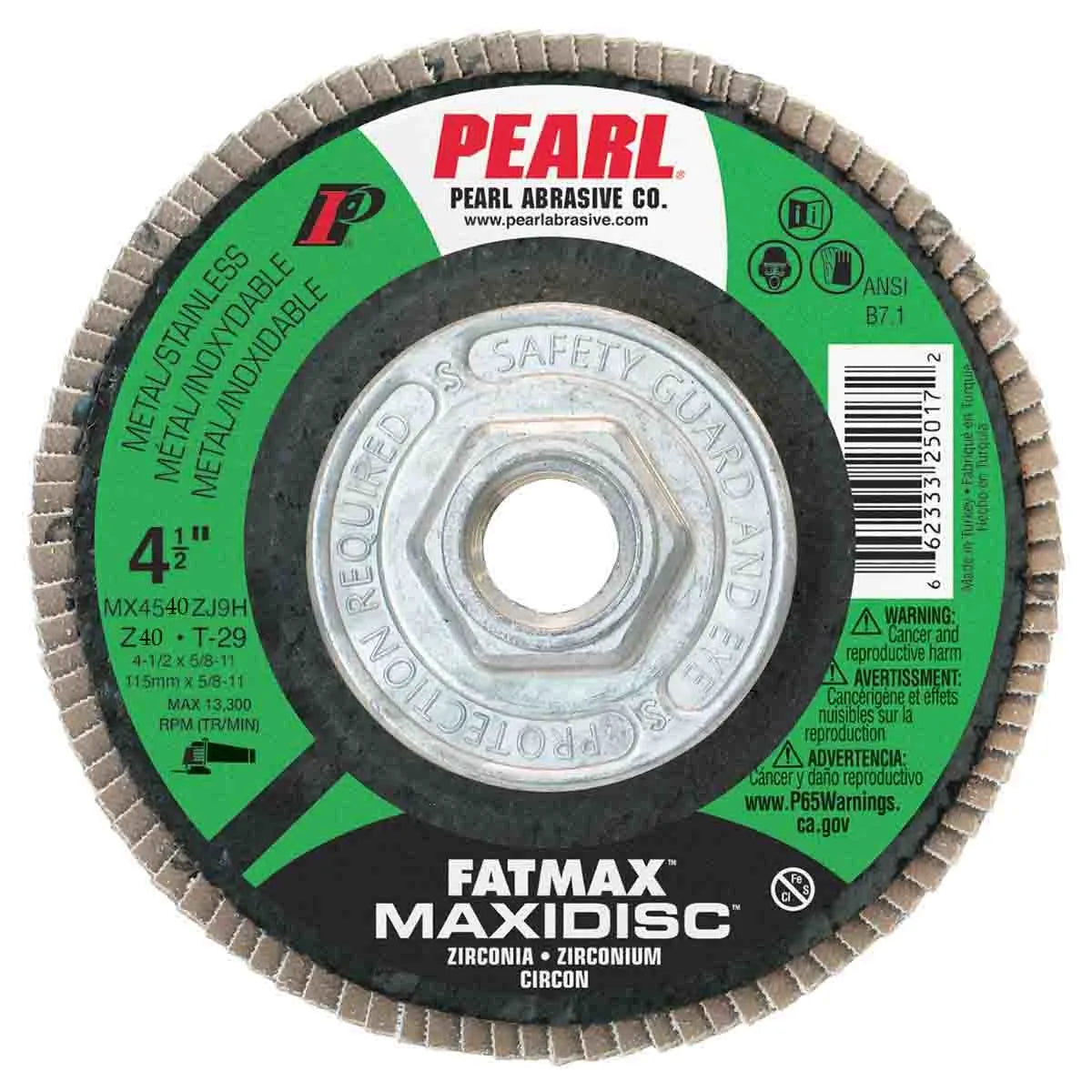 Fatmax Zirconia Maxidisc Flap Disc - 4-1/2" x  5/8"-11 Z40 T29