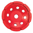 P2 Pro-V Concrete & Masonry Cup Wheel Single Row 4″ x 5/8″-11