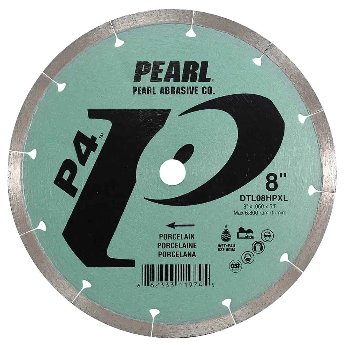 Pearl P4 Porcelain Blade 8″ x 5/8″
