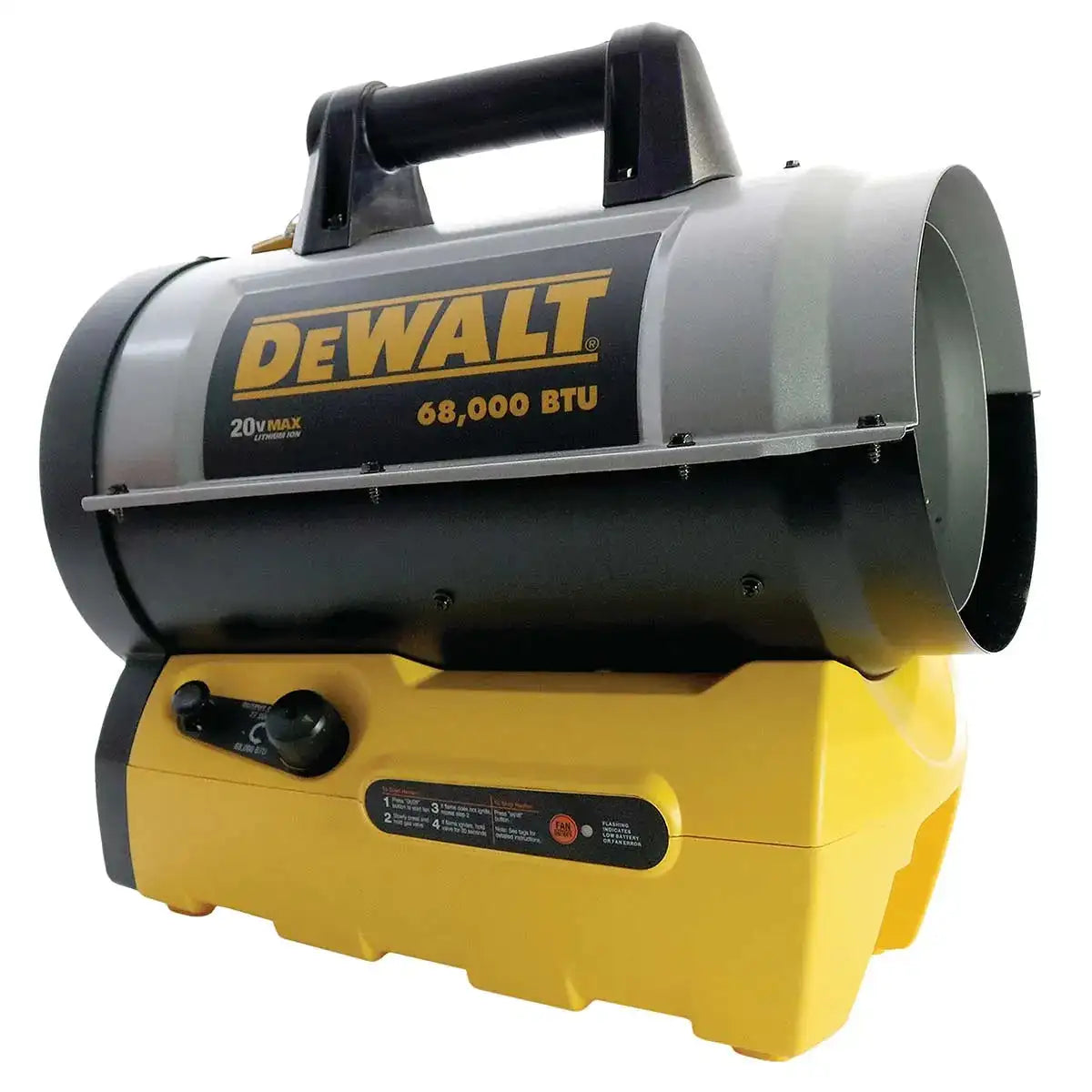 DeWalt 20V Heater MAX Cordless Forced Air Propane