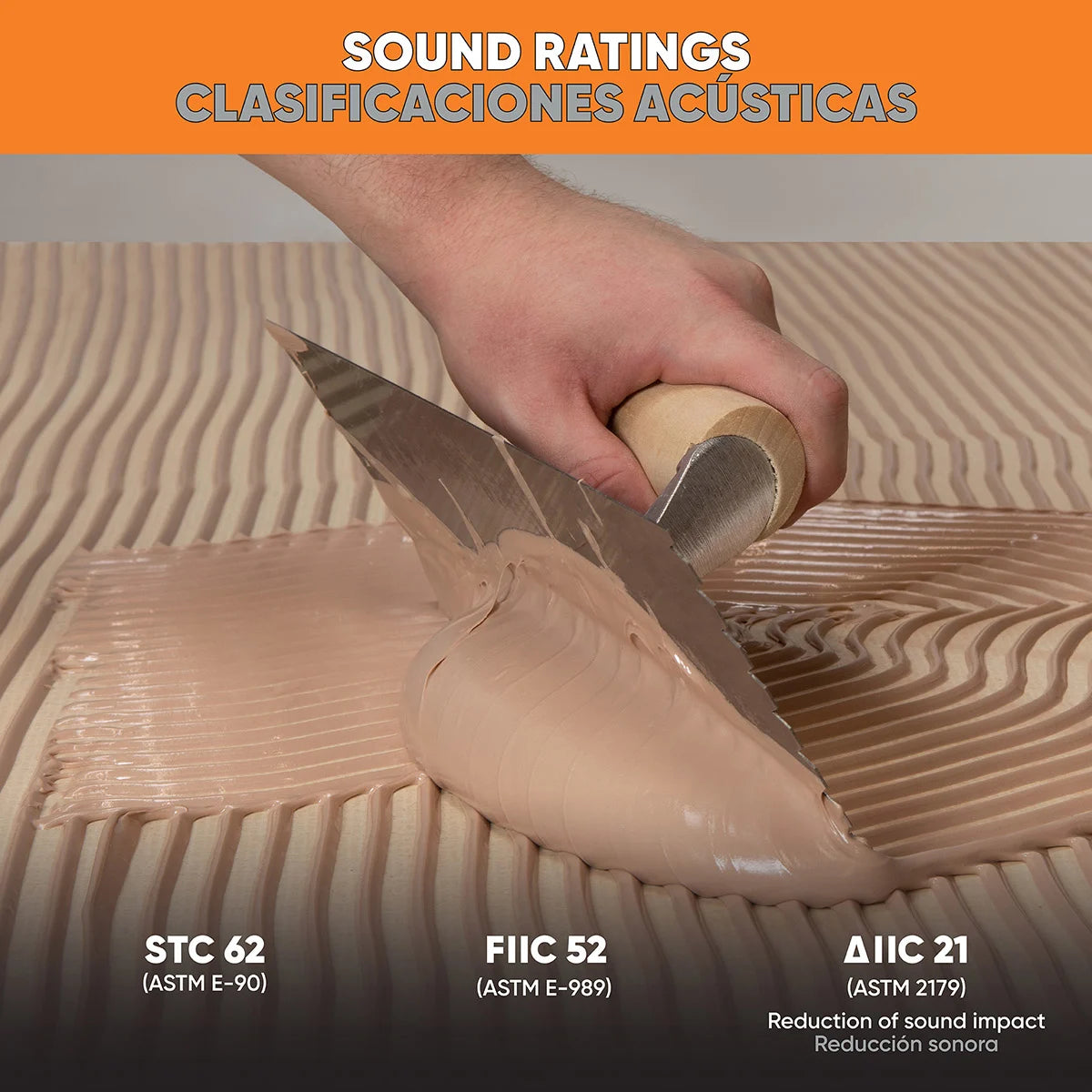 Roberts 1550 Max Complete Polyurethane Wood Flooring Adhesive - 4 Gallon Sound rating