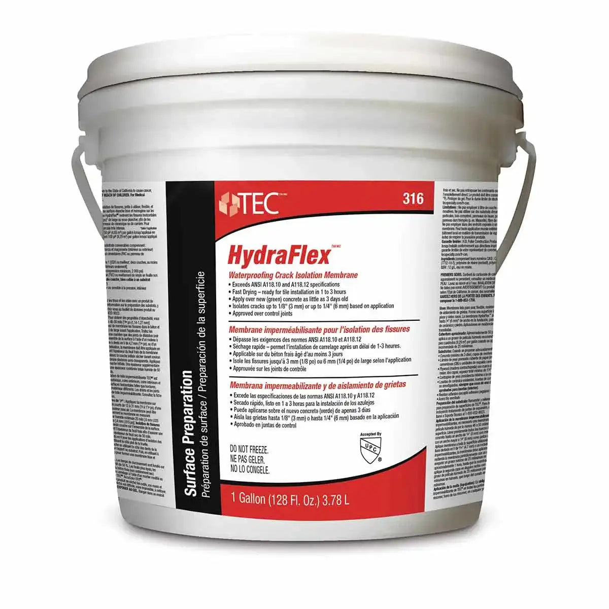 TEC HydraFlex Waterproofing Crack Isolation Membrane