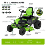 Greenworks 82V 42" Residential Lawn Vehicle Specs