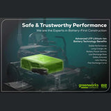 Greenworks OptimusZ 52" 24kWh Ride-On Zero Turn Mower Battery 