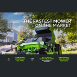 Greenworks OptimusZ 52" 24kWh Stand-On Zero Turn Mower Fastest Mower