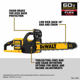 DeWalt Flexvolt 16in Cordless Chainsaw Specs