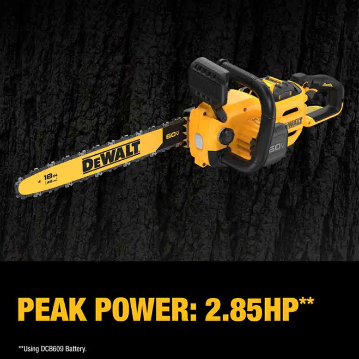 DeWalt 60V Max 18in Cordless Chainsaw Kit High Power