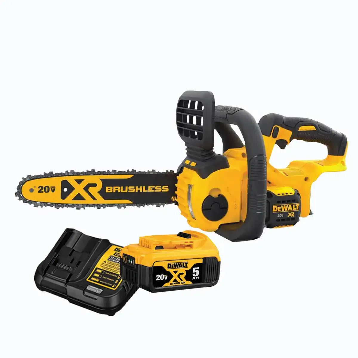 DeWalt 20V Max Compact 12 inch Cordless Chainsaw Kit