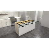 countertop kitchen island support