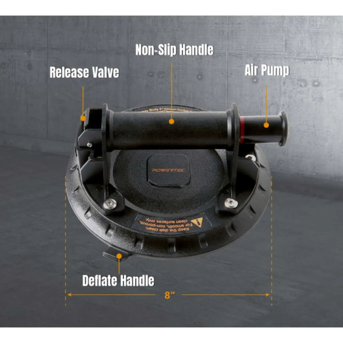 non slip handle suction cup