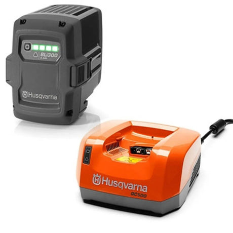 Husqvarna BLI300 QC500 Battery and Charger Kit
