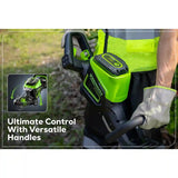 Greenworks 82V OPTIMUS 24" Double-Sided Hedge Trimmer with 2.5Ah Battery and Dual-Port Charger