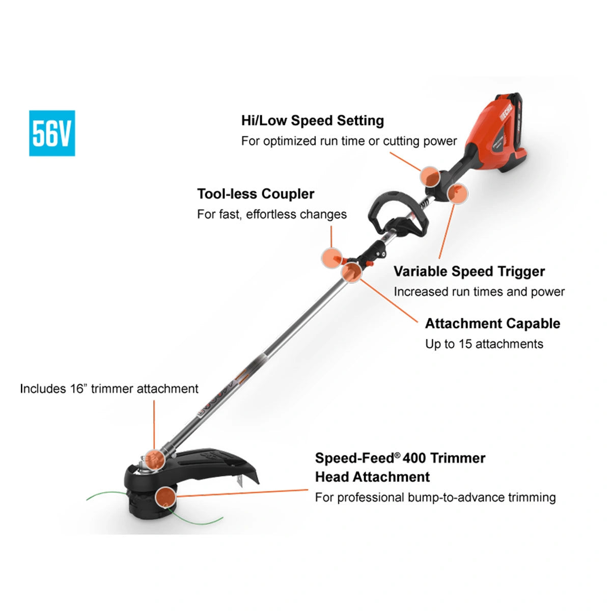 ECHO DPAS-2100SB String Trimmer (Tool only)