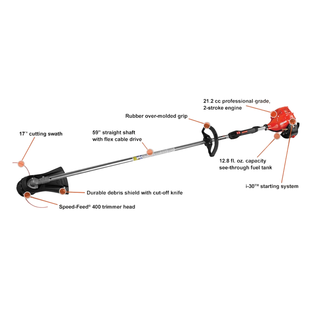 ECHO DHC-2800 Hedge Trimmer Kit Specs