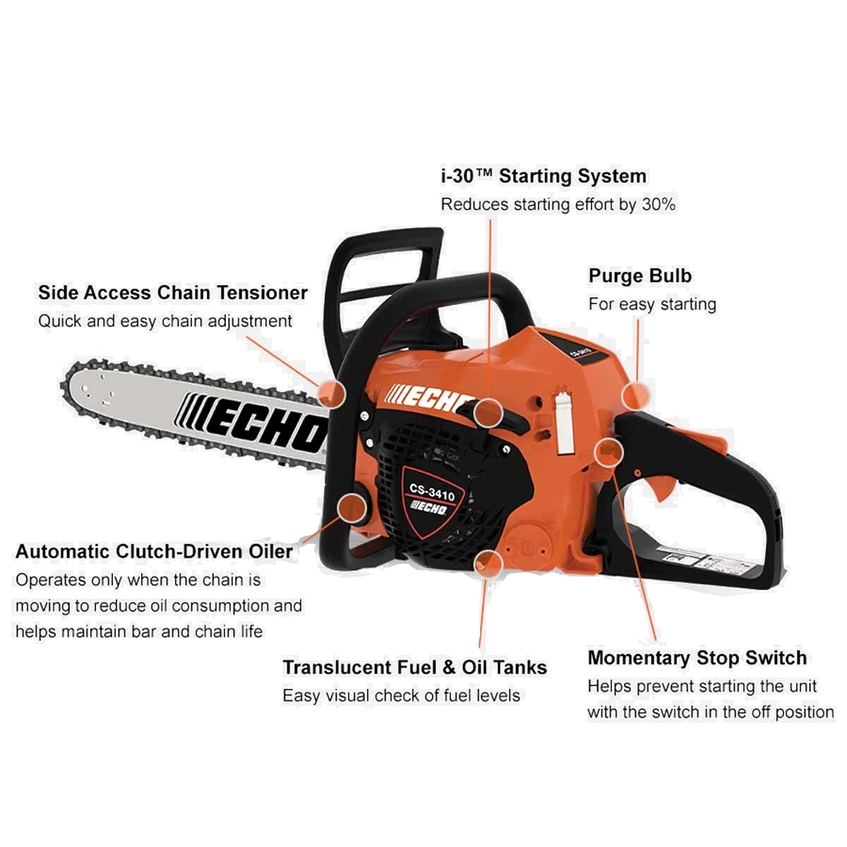 ECHO CS-3410 Chainsaw
