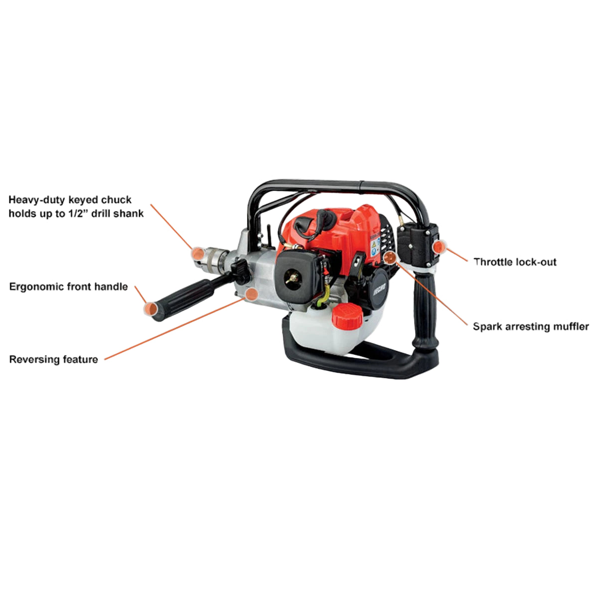 ECHO EDR-260 Engine Drill Specs