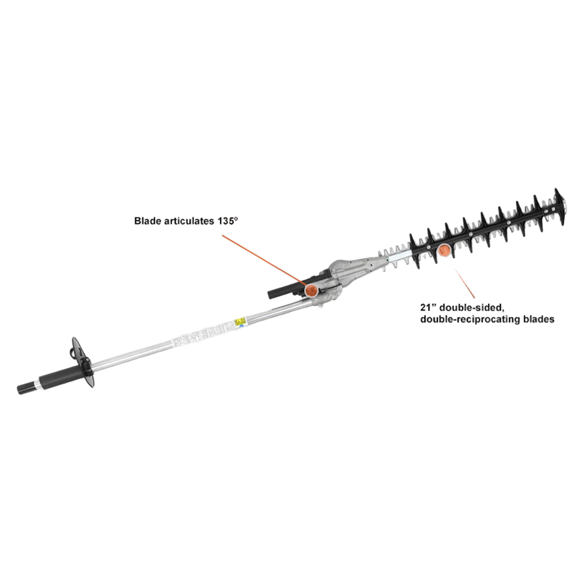 ECHO Articulating Hedge Trimmer Attachment Specs