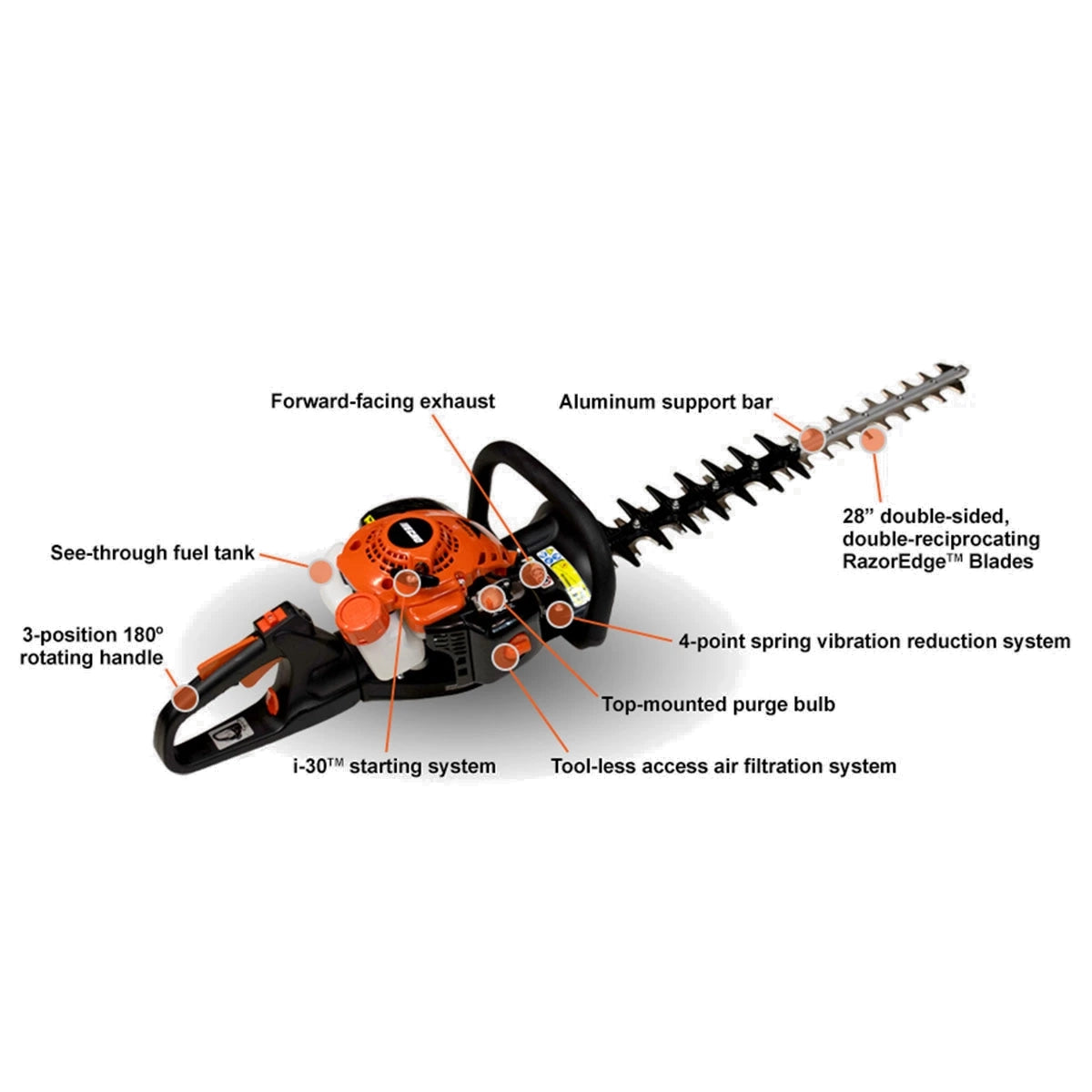 ECHO HC-2810 Hedge Trimmer Specs