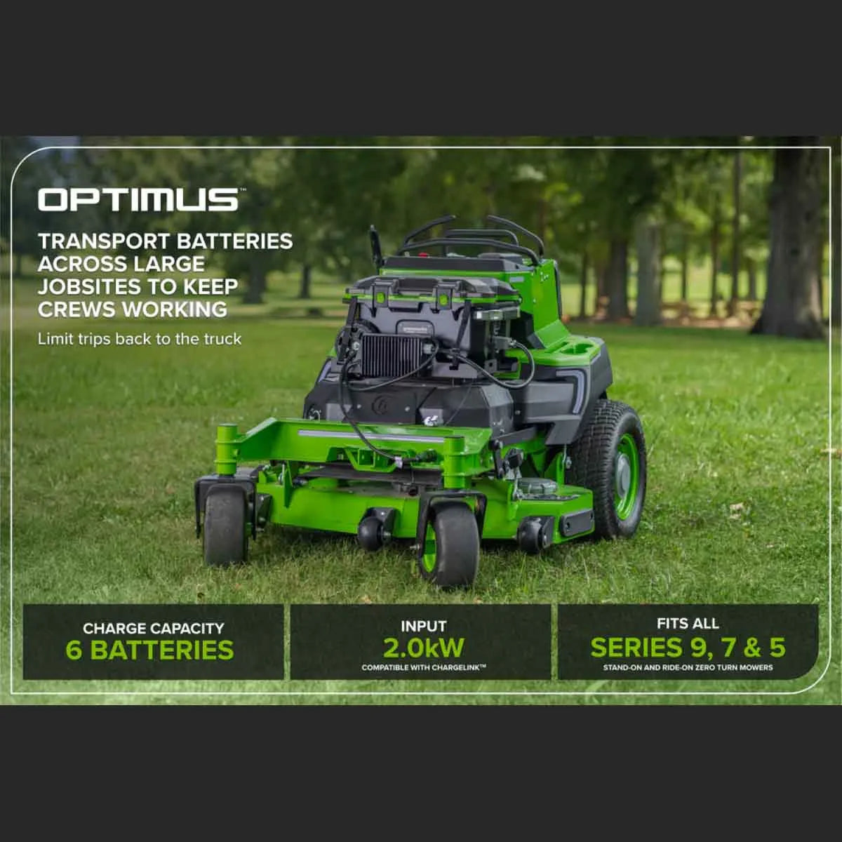 Optimus ETO Charging Plate Kit Transport Batteries