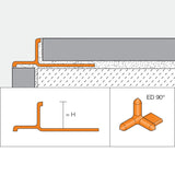 Schluter Indec Outside Trim Corner Specs