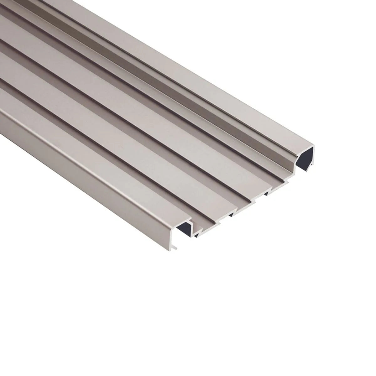 Schluter Quadec-FS Satin Nickel Anodized Edge Trim
