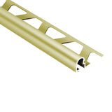 Schluter Rondec-DB Edge Trim Satin Brass Anodized