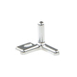 Schluter Indec Outside Corner Polished Chrome Anodized