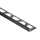 Schluter Jolly Edge Trim (1/4"-5/16") Brushed Graphite Anodized