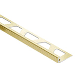 Schluter Jolly Edge Trim (1/4"-5/16") Polished Brass Anodized
