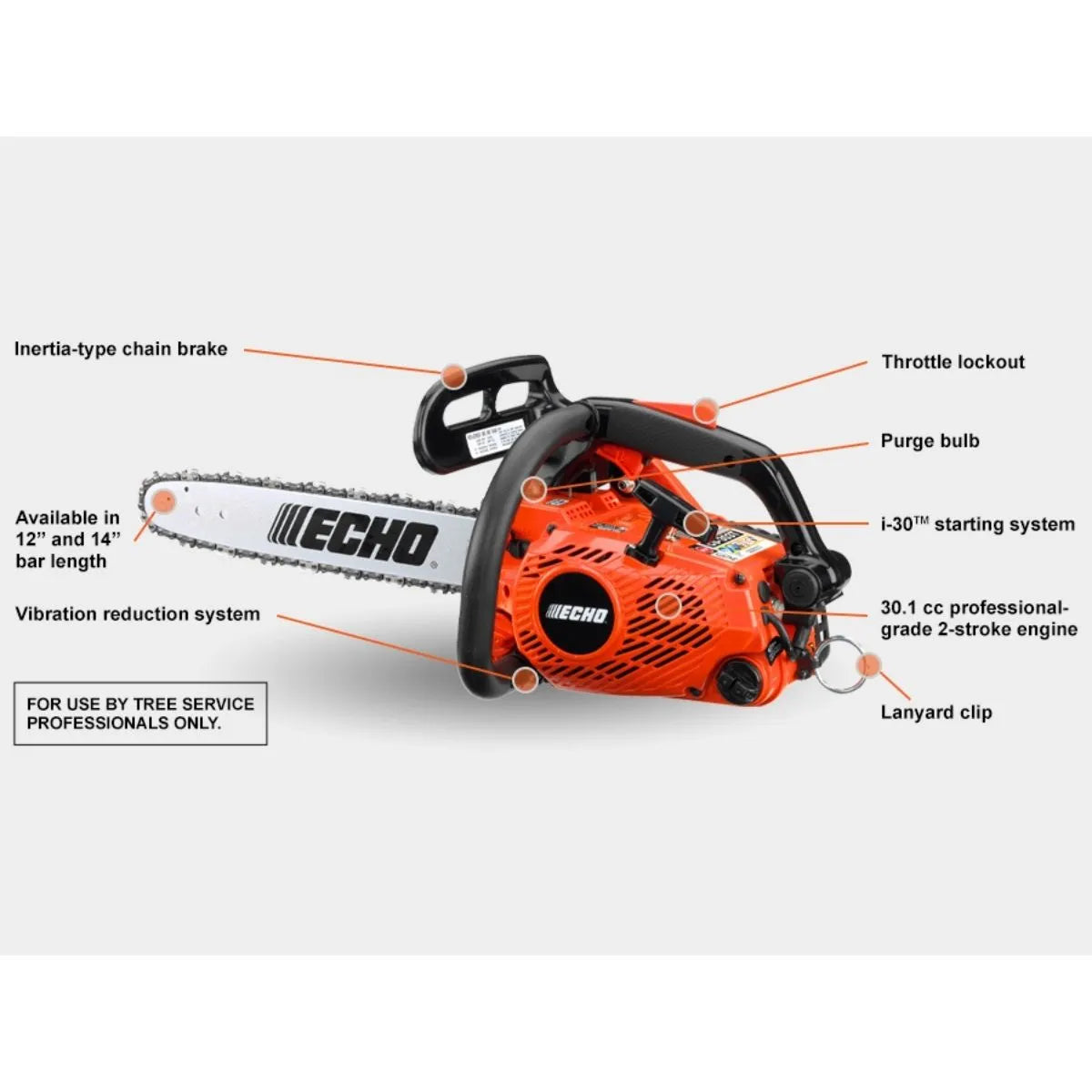 ECHO CS-303T Chainsaw Specs