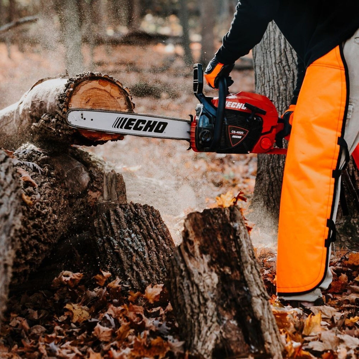 ECHO CS-4920 Chainsaw Outside