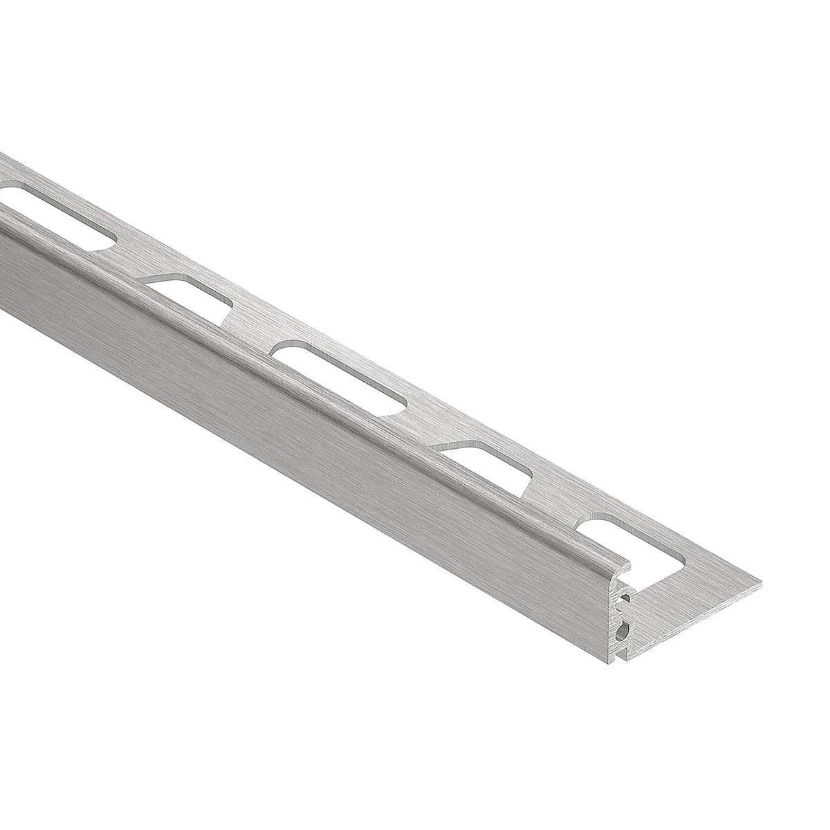 Schluter Jolly Edge Trim - 1/2" Brushed Chrome Anodized
