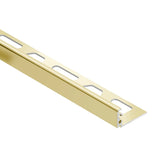Schluter Jolly Edge Trim - 1/2" Polished Brass Anodized