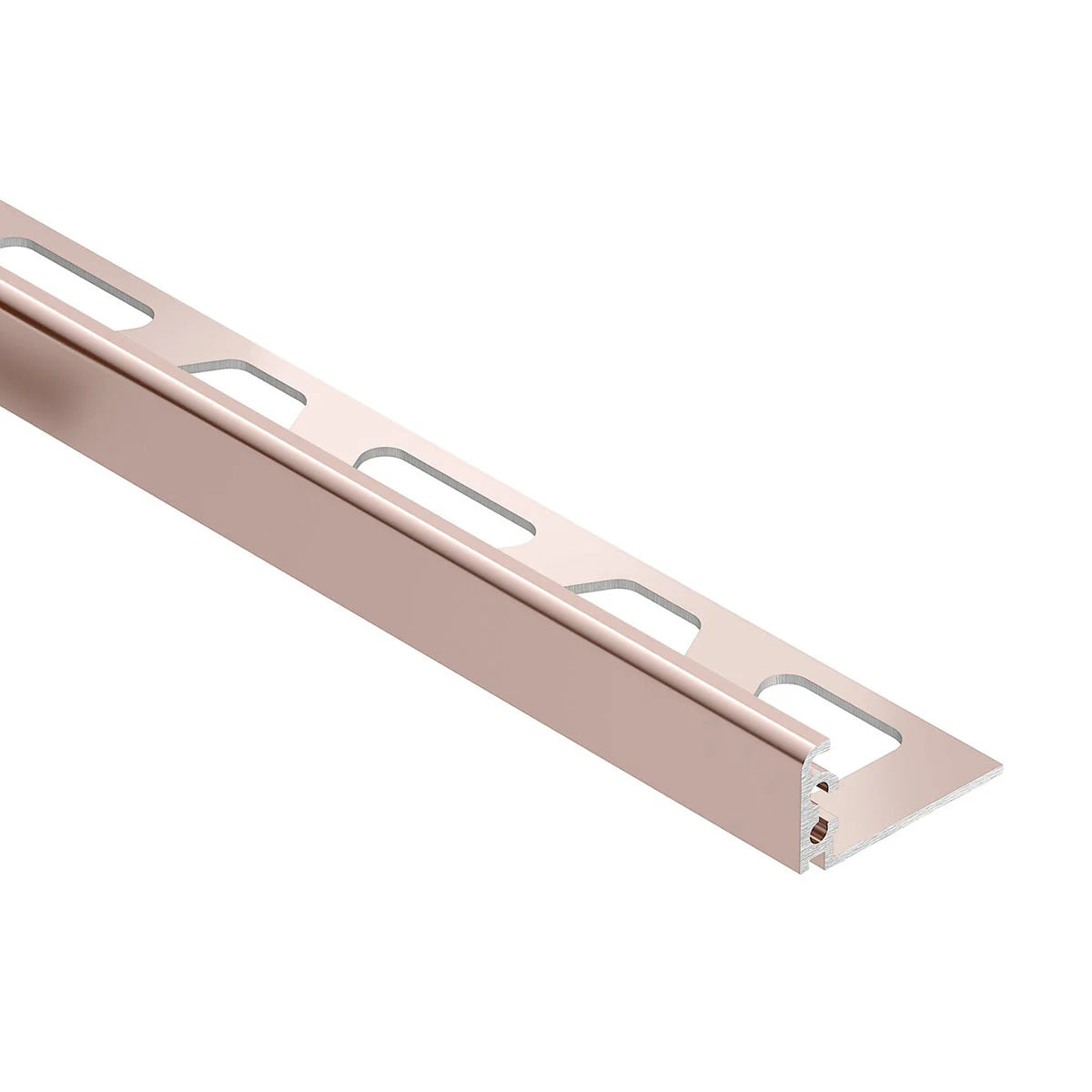 Schluter Jolly Edge Trim - 1/2" Polished Copper Anodized