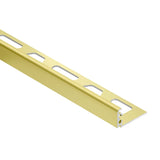 Schluter Jolly Edge Trim - 1/2" Satin Brass Anodized