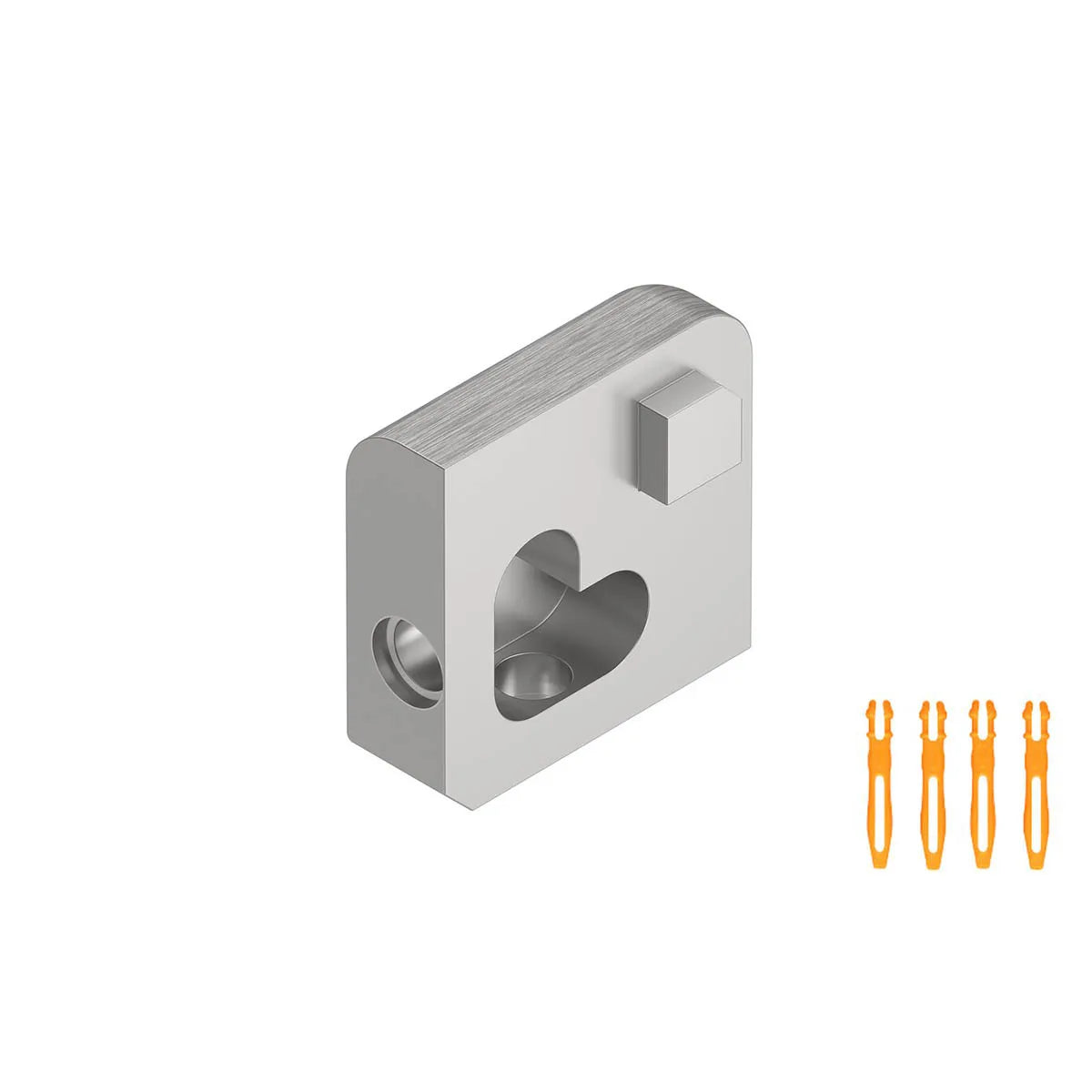 Schluter Jolly Outside Corner Brushed Chrome Anodized