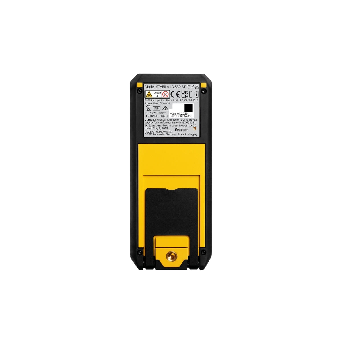 Stabila Laser Distance Measurer LD 530 BT Back