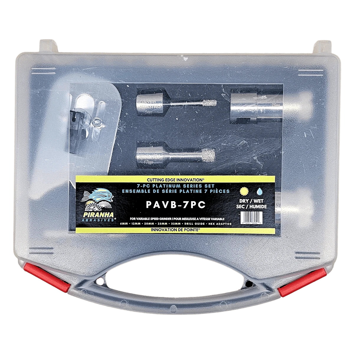 Piranha Abrasives 7-PC Platinum Series Set