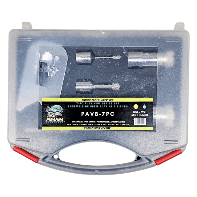Piranha Abrasives 7-PC Platinum Series Set