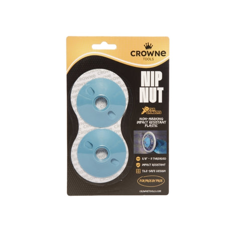 Crowne Tools Plastic Grinder Nip Nut (2-Pack)