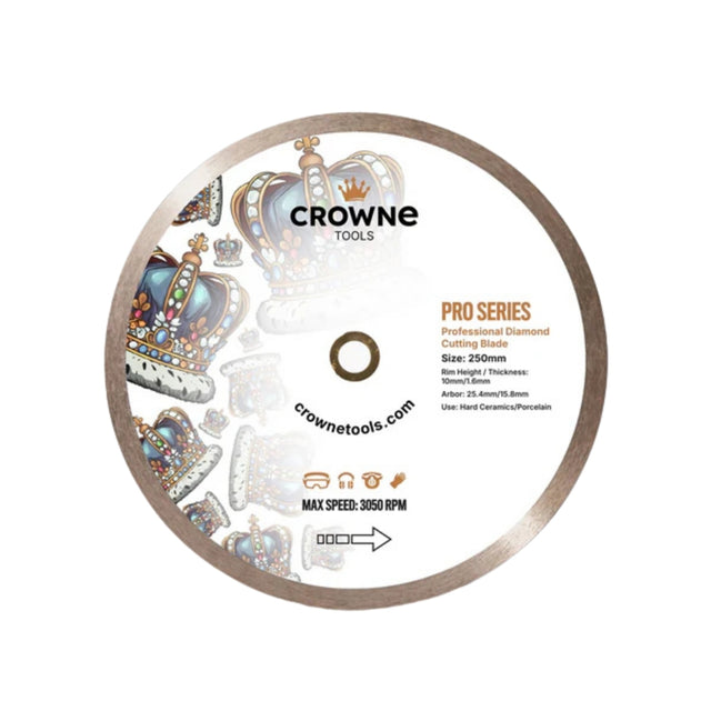 Crowne Tools 10" Pro-Series Wet Saw Blade