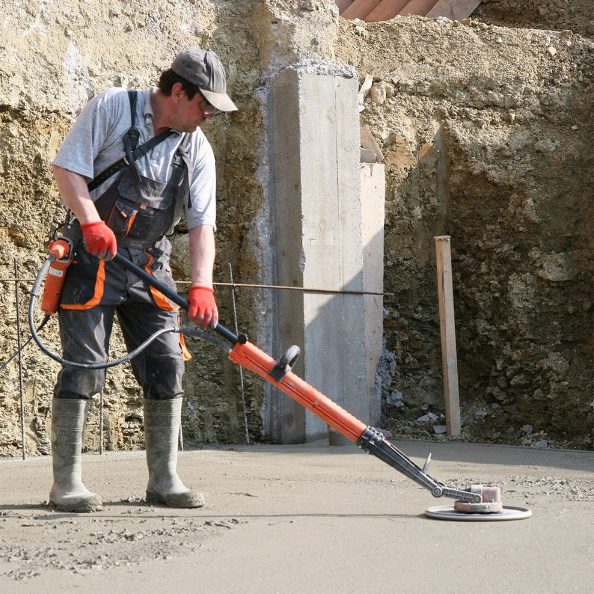 Rokamat Skate Concrete Power Trowel Outdoor