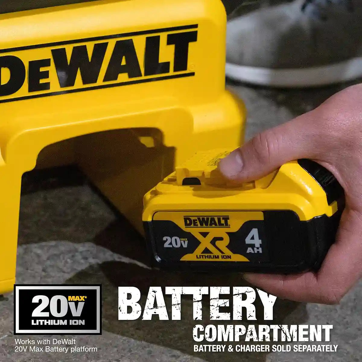 DeWalt 20V MAX 70000 BTU Cordless or Corded Forced Air Propane Heater