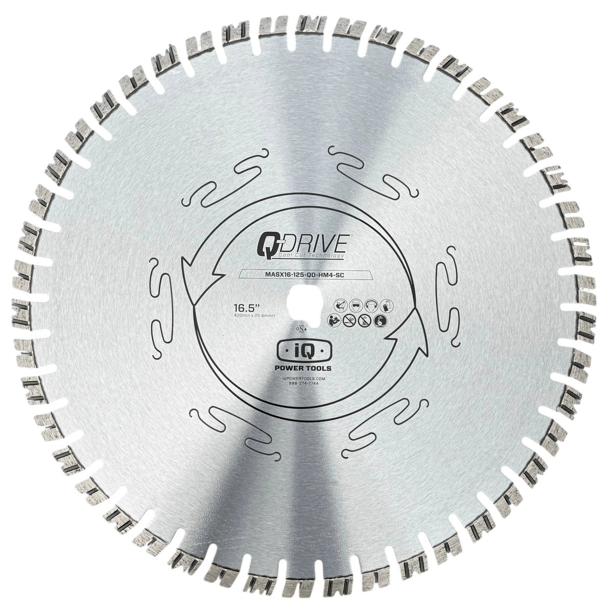 MASX16-125-QD-HM4-SC - 16.5 HM4 SILENT CORE - Extreme Hard Material Blade 
